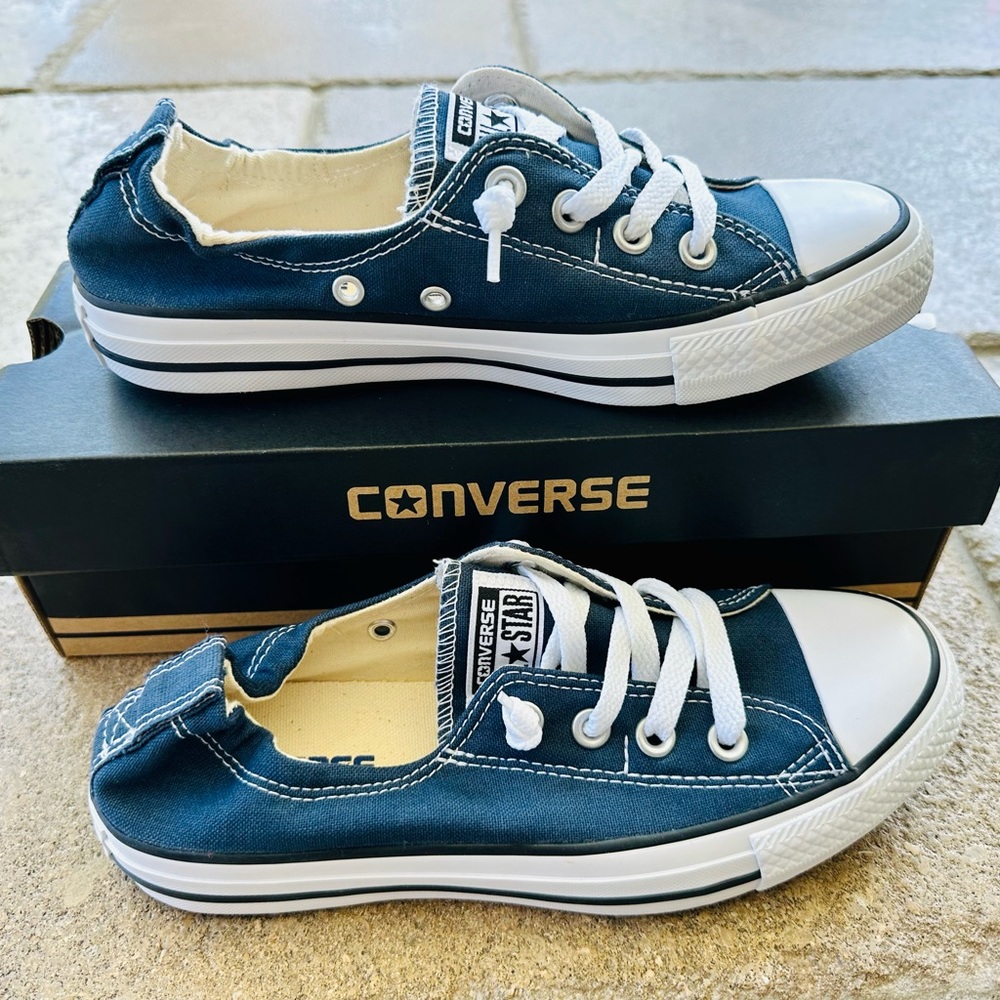 BNWT Converse Chuck Taylor Shoreline Slip Athletic Navy women’s US 7.5  EU38